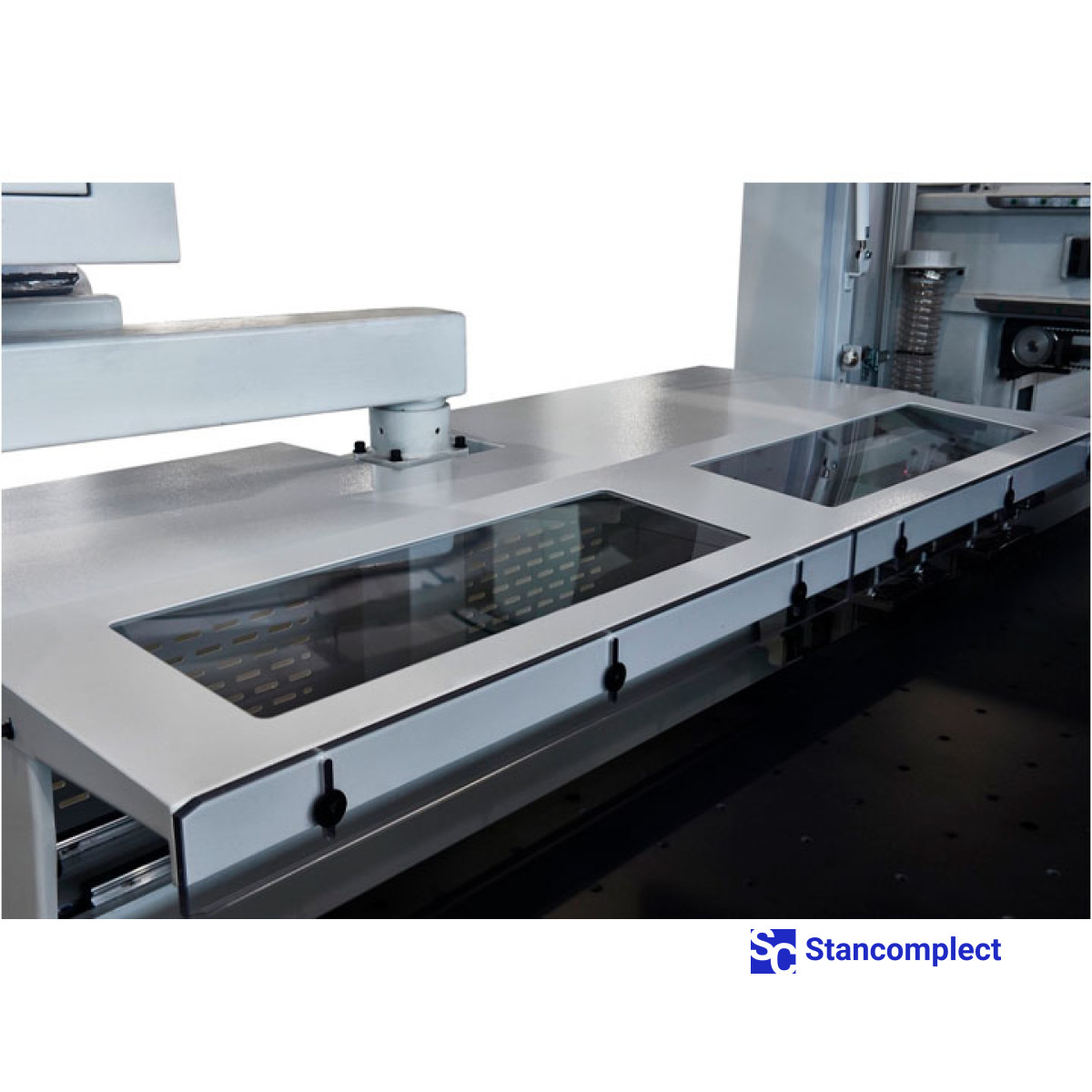 CNC drilling center KD-610NHZ with two drilling groups (milling with tool change + grooving saw)